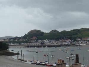 Deganwy Castle seen from Conwy